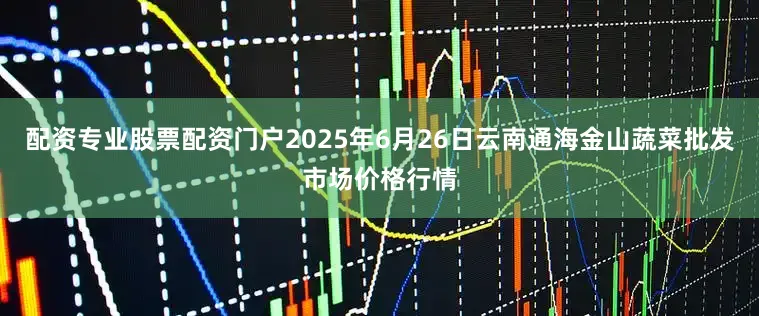 配资专业股票配资门户2025年6月26日云南通海金山蔬菜批发市场价格行情
