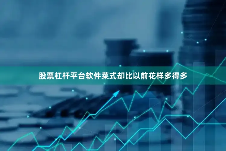 股票杠杆平台软件菜式却比以前花样多得多