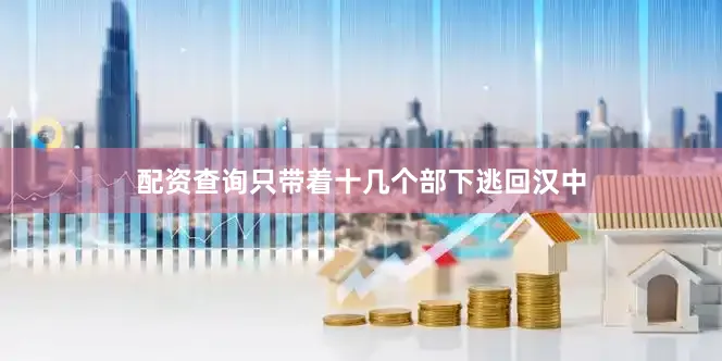 配资查询只带着十几个部下逃回汉中